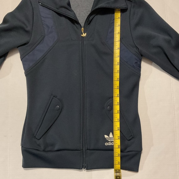Adidas Women’s Track Jacket Blue Full Zip - Picture 3 of 9
